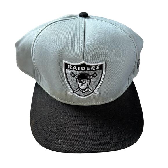 New Era Other - Las Vegas Raiders New Era Baseball Hat Cap SnapBack Adjustable Gray Black